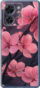 Чехол на Motorola Edge 40 Пурпурная сакура 6075u-3335 (Фиолетовый)