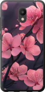 Чехол на Meizu M6 Пурпурная сакура 6075t-1349 (Фиолетовый)