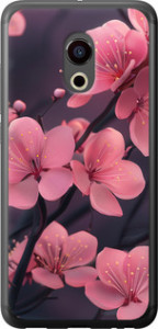 Чохол на Meizu Pro 6 Пурпурна сакура 6075t-293 (Фіолетовий)