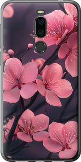 Чехол на Meizu X8 Пурпурная сакура 6075u-1601 (Фиолетовый)
