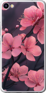 Чехол на Meizu U20 Пурпурная сакура 6075t-416 (Фиолетовый)
