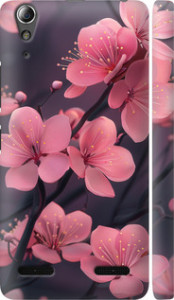Чехол на Lenovo A6000 Пурпурная сакура 6075m-103 (Фиолетовый)