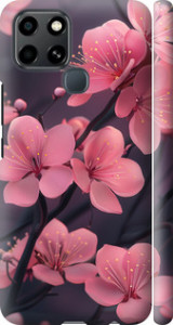 Чехол на Infinix Smart 6 Пурпурна сакура 6075m-2758 (Фіолетовий)