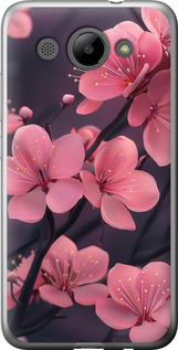 Чехол на Huawei Y3 2017 Пурпурная сакура 6075t-991 (Фиолетовый)