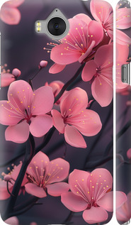 Чехол на Huawei Y5 2017 Пурпурная сакура 6075m-992 (Фиолетовый)