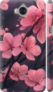 Чехол на Huawei Y5 2017 Пурпурная сакура 6075m-992 (Фиолетовый)