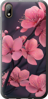 Чохол на Huawei Y5 2019 Пурпурна сакура 6075t-1695 (Фіолетовий)