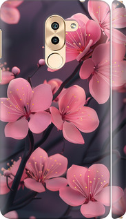 Чехол на Huawei Mate 9 Lite Пурпурная сакура 6075m-474 (Фиолетовый)