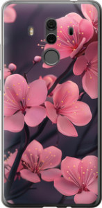 Чехол на Huawei Mate 10 Pro Пурпурная сакура 6075t-1138 (Фиолетовый)