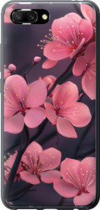 Чехол на Huawei Honor 10 Пурпурная сакура 6075u-1496 (Фиолетовый)