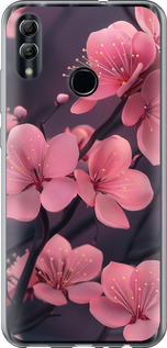 Чохол на Huawei Honor 10 Lite Пурпурна сакура 6075u-1618 (Фіолетовий)