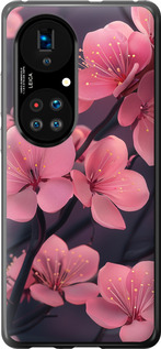 Чохол на Huawei P50 Пурпурна сакура 6075u-2292 (Фіолетовий)
