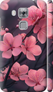 Чехол на Huawei Nova Plus Пурпурная сакура 6075m-961 (Фиолетовый)