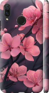 Чехол на Huawei Nova 3 Пурпурная сакура 6075m-1535 (Фиолетовый)