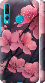 Чохол на Huawei Nova 4 Пурпурна сакура 6075m-1632 (Фіолетовий)