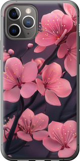 Чехол на iPhone 11 Pro Пурпурная сакура 6075t-1788 (Фиолетовый)