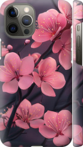 Чехол на iPhone 12 Pro Max Пурпурная сакура 6075m-2054 (Фиолетовый)