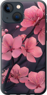 Чохол на iPhone 13 Mini Пурпурна сакура 6075t-2373 (Фіолетовий)