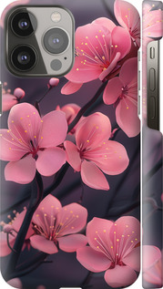 Чехол на iPhone 13 Pro Max Пурпурная сакура 6075m-2371 (Фиолетовый)