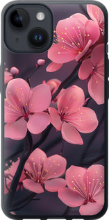 Чехол на iPhone 14 Пурпурная сакура 6075u-2648 (Фиолетовый)