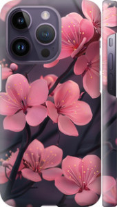Чехол на iPhone 14 Pro Пурпурная сакура 6075m-2646 (Фиолетовый)