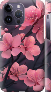 Чохол на iPhone 14 Pro Max Пурпурна сакура 6075m-2667 (Фіолетовий)