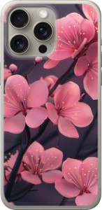 Чехол на iPhone 15 Pro Max Пурпурная сакура 6075u-3098 (Фиолетовый)