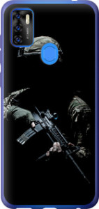 Чехол на ZTE Blade A7S 2020 Защитник v3 5226u-2454 (Зеленый)