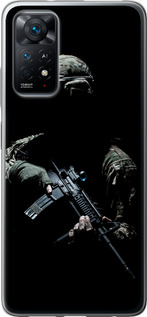 Чехол на Xiaomi Redmi Note 11 Защитник v3 5226u-2516 (Зеленый)