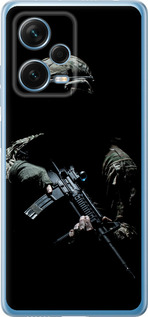 Чехол на Xiaomi Redmi Note 12 Pro+ 5G Защитник v3 5226u-3612 (Зеленый)