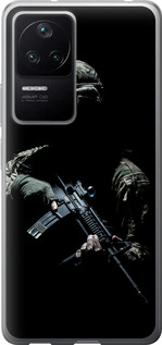 Чехол на Xiaomi Redmi K40S Защитник v3 5226u-2582 (Зеленый)