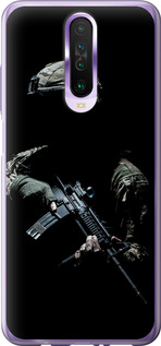 Чехол на Xiaomi Redmi K30 Защитник v3 5226t-1836 (Зеленый)