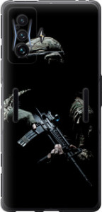 Чехол на Xiaomi Poco F4 GT Защитник v3 5226u-2958 (Зеленый)