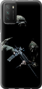 Чехол на Xiaomi Poco M3 Защитник v3 5226u-2200 (Зеленый)