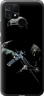 Чехол на Xiaomi Poco C40 Защитник v3 5226u-2701 (Зеленый)