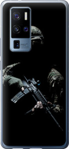 Чехол на Vivo X50 Pro Plus Защитник v3 5226u-2056 (Зеленый)