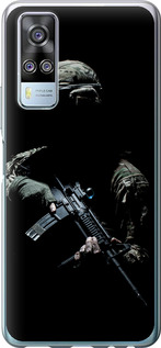 Чехол на Vivo Y51 2020 Защитник v3 5226u-2241 (Зеленый)