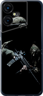 Чехол на Tecno POVA NEO 3 Защитник v3 5226u-3140 (Зеленый)