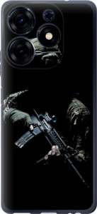 Чехол на Tecno Spark 10 Pro Защитник v3 5226u-3022 (Зеленый)