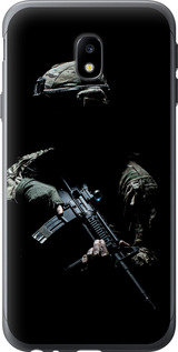 Чехол на Samsung Galaxy J3 (2017) Защитник v3 5226t-650 (Зеленый)