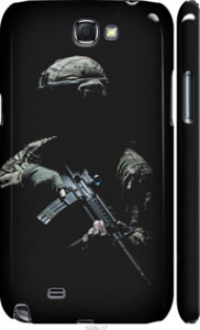 Чехол на Samsung Galaxy Note 2 N7100 Защитник v3 5226m-17 (Зеленый)