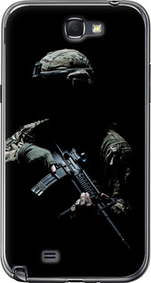 Чехол на Samsung Galaxy Note 2 N7100 Защитник v3 5226u-17 (Зеленый)