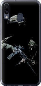 Чехол на Samsung Galaxy M20 Защитник v3 5226u-1660 (Зеленый)