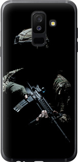 Чехол на Samsung Galaxy A6 Plus 2018 Защитник v3 5226t-1495 (Зеленый)