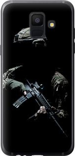 Чехол на Samsung Galaxy A6 2018 Защитник v3 5226t-1480 (Зеленый)