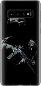 Чехол на Samsung Galaxy S10 Защитник v3 5226u-1640 (Зеленый)