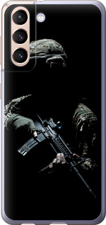 Чехол на Samsung Galaxy S21 Защитник v3 5226u-2114 (Зеленый)