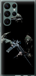 Чехол на Samsung Galaxy S22 Ultra Защитник v3 5226u-2500 (Зеленый)