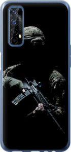 Чехол на Realme 7 Защитник v3 5226u-2081 (Зеленый)