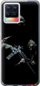 Чехол на Realme 8 Защитник v3 5226u-2303 (Зеленый)